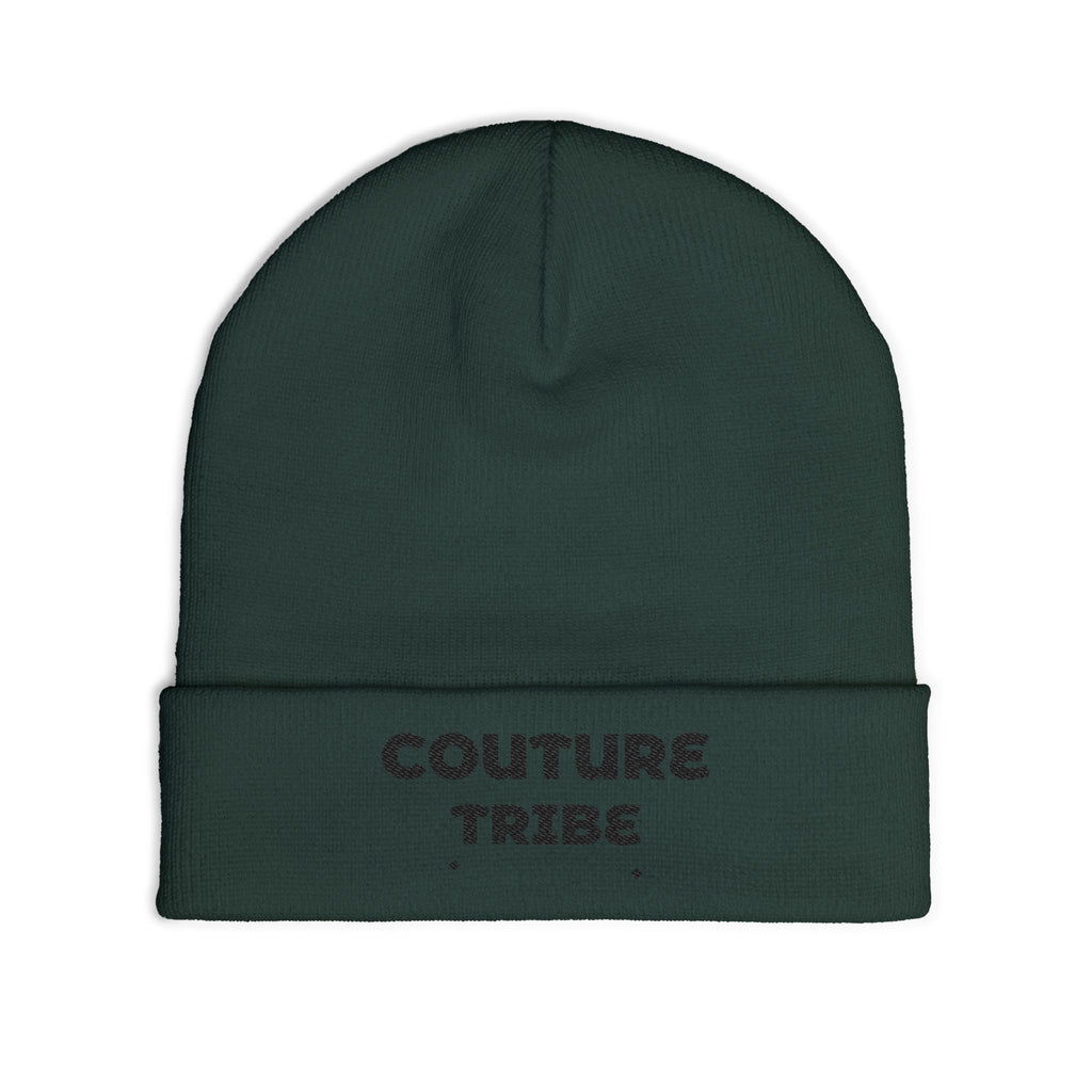 Couture Tribe Embroidered Knit Beanie — Cozy Fashion-Forward Winter Hat