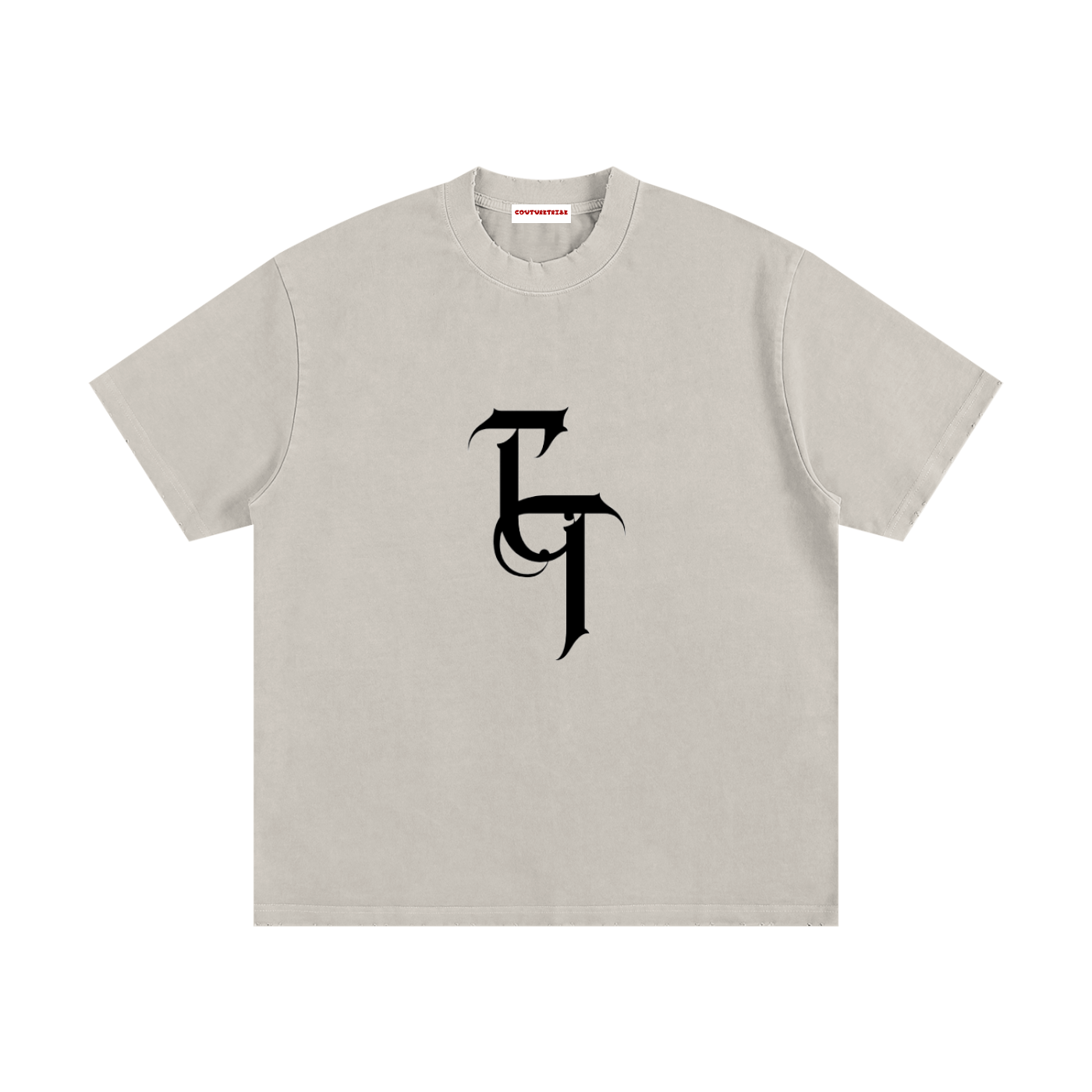 Heavyweight Vintage Washed Frayed T-Shirt