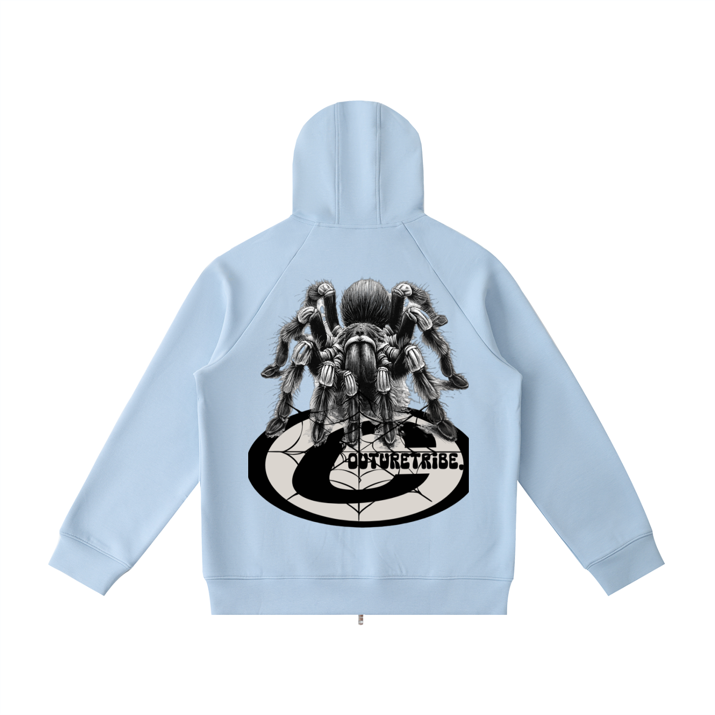 Heavyweight Raglan Sleeve Zip Hoodie