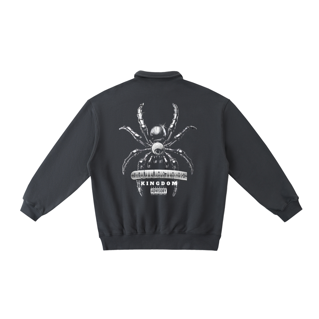 Heavyweight Polo-Collar Sweatshirt