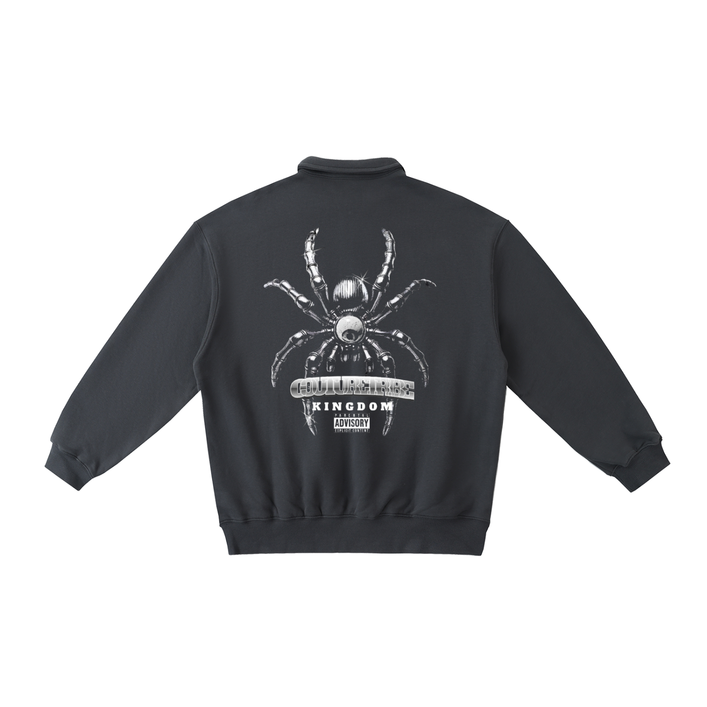 Heavyweight Polo-Collar Sweatshirt