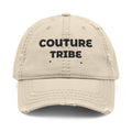 Distressed 'Couture Tribe' Embroidered Dad Hat