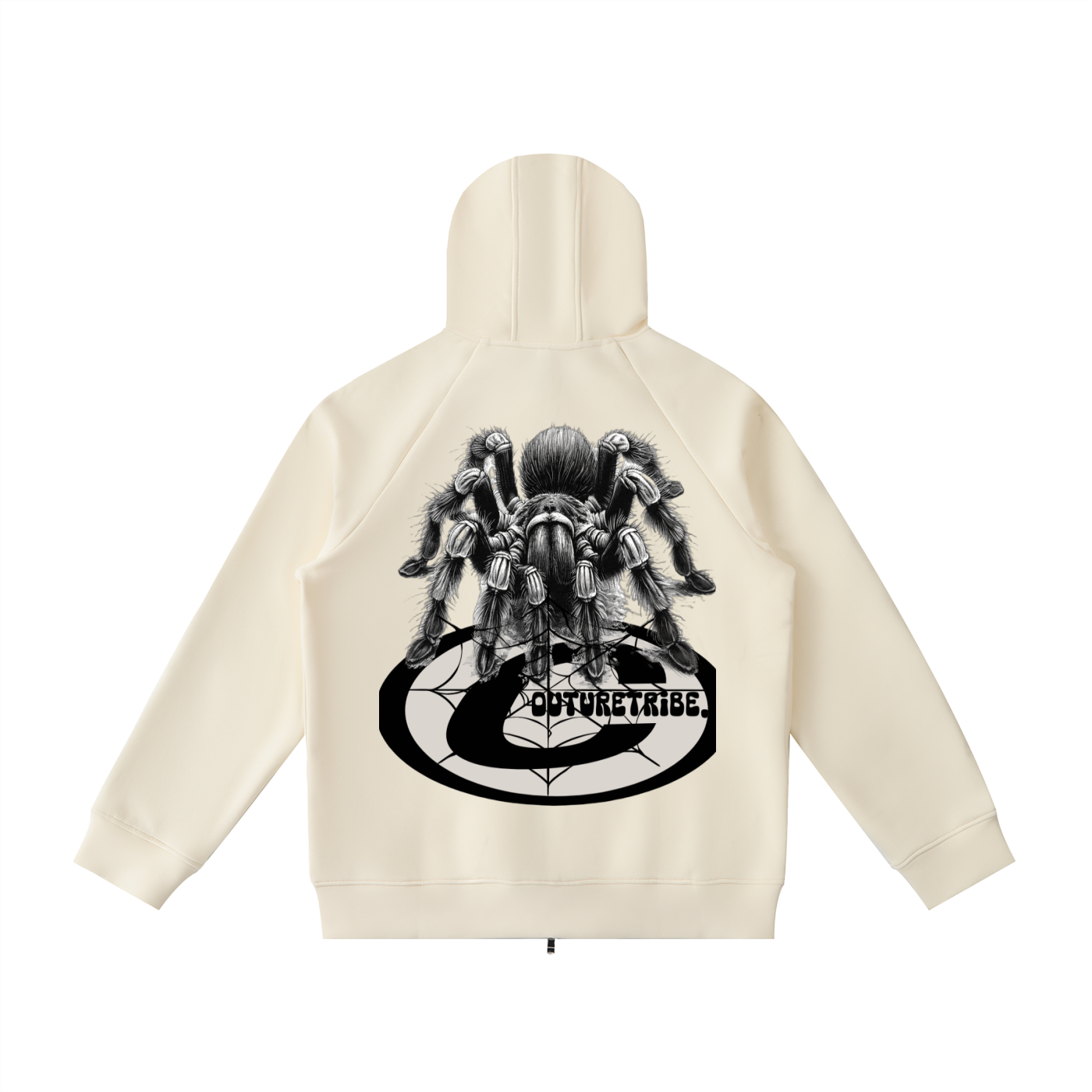 Heavyweight Raglan Sleeve Zip Hoodie