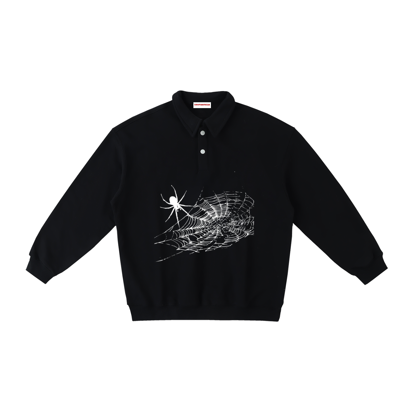 Heavyweight Polo-Collar Sweatshirt