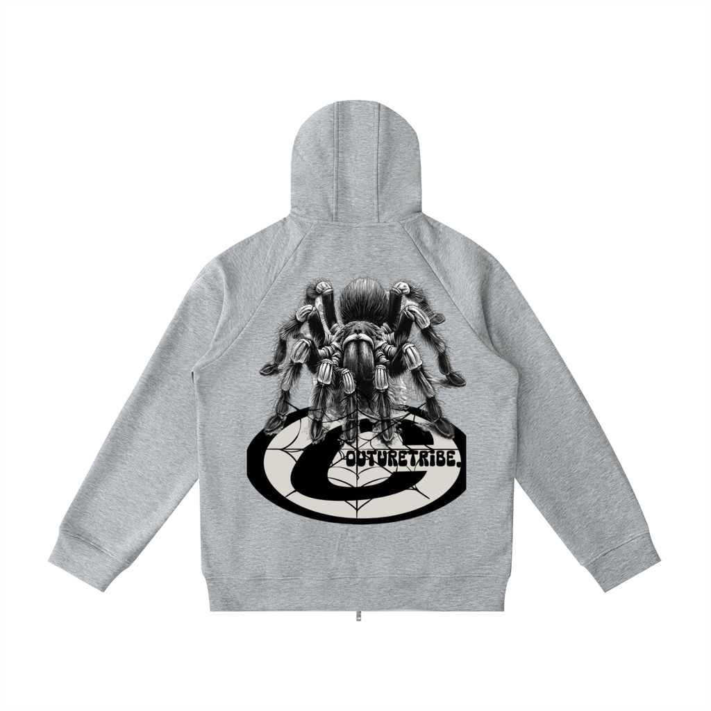 Heavyweight Raglan Sleeve Zip Hoodie