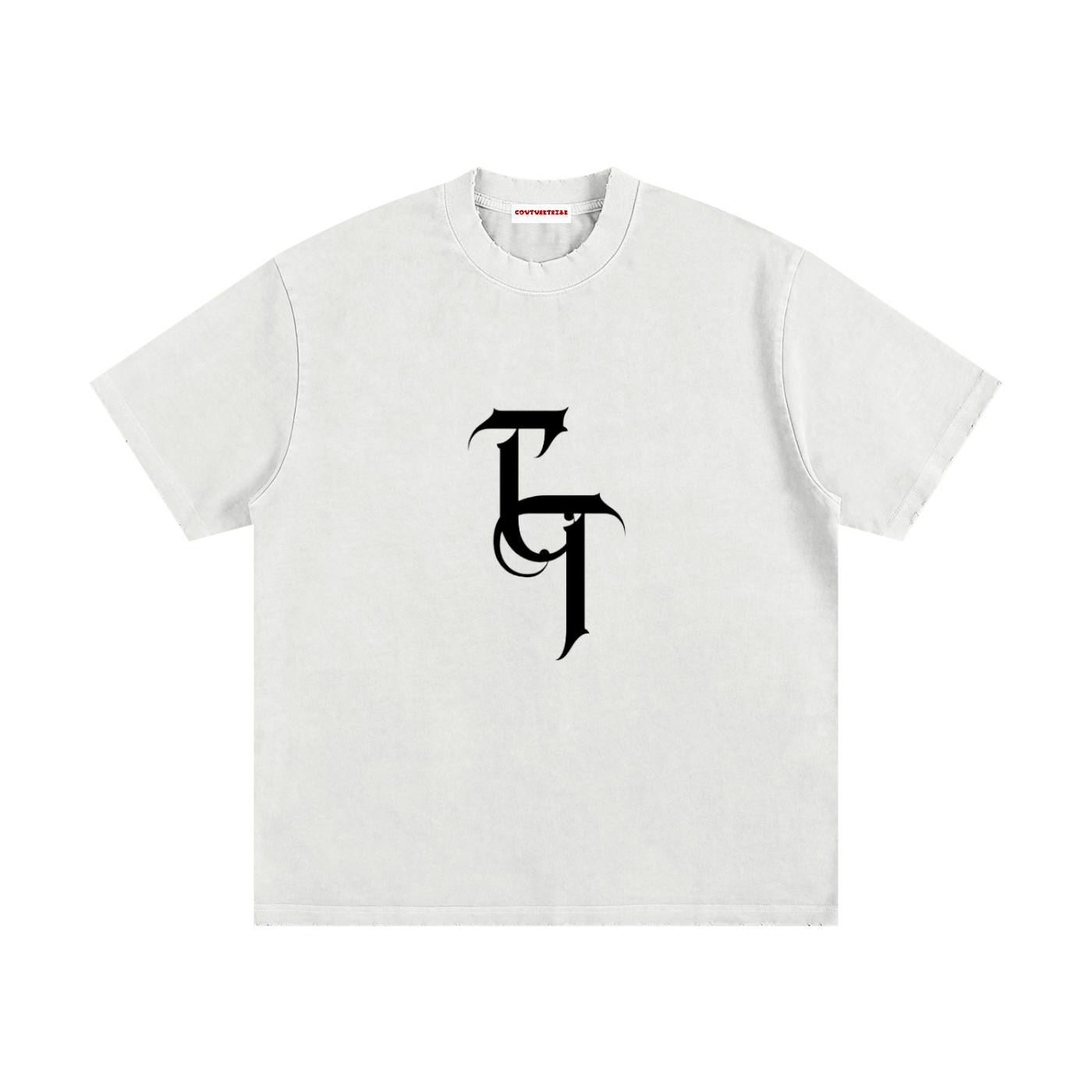 Heavyweight Vintage Washed Frayed T-Shirt