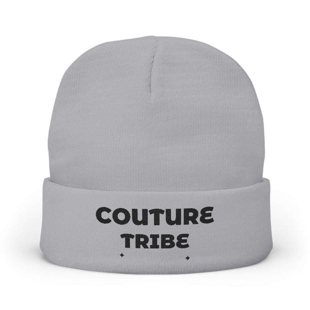 Couture Tribe Embroidered Knit Beanie — Cozy Fashion-Forward Winter Hat