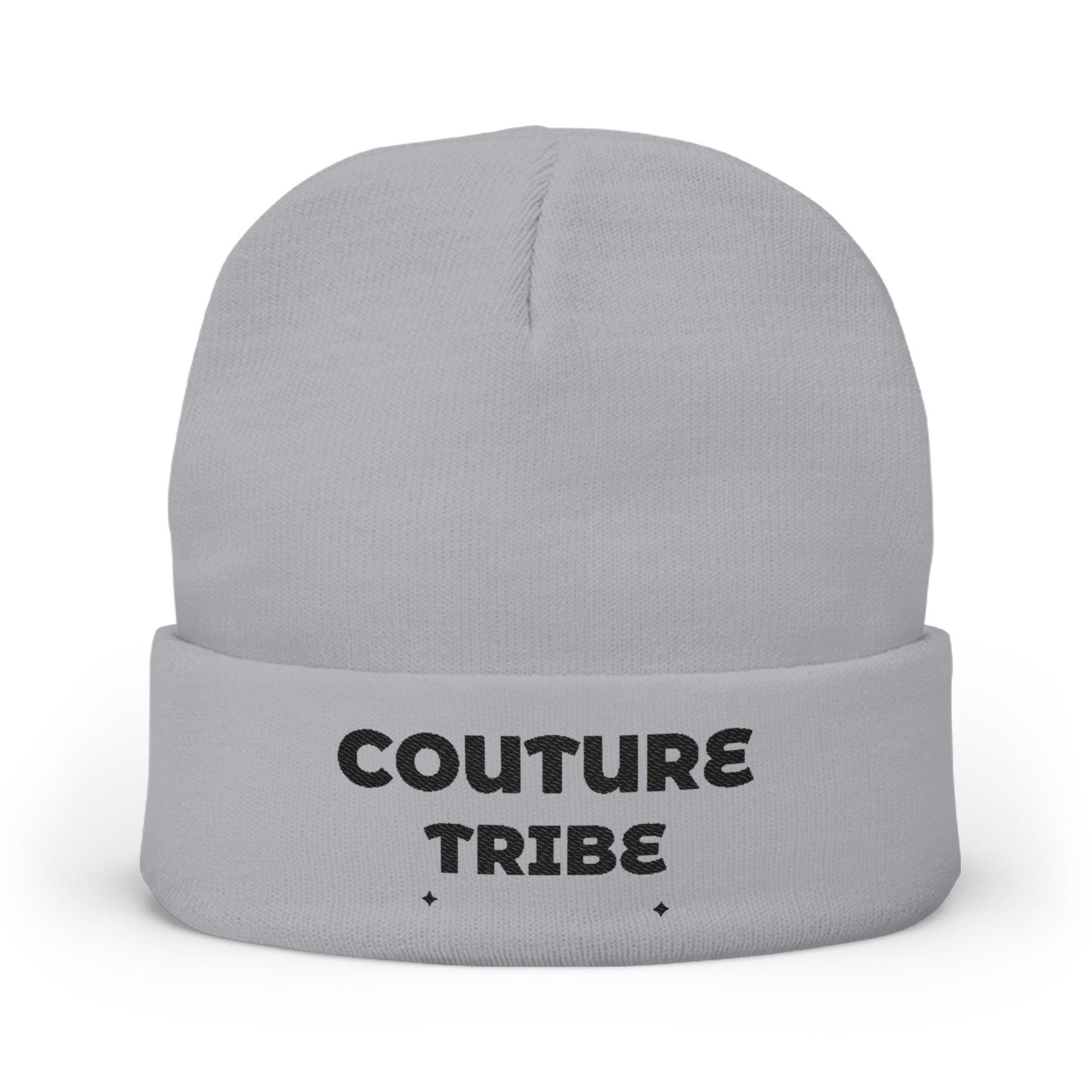 Couture Tribe Embroidered Knit Beanie — Cozy Fashion-Forward Winter Hat