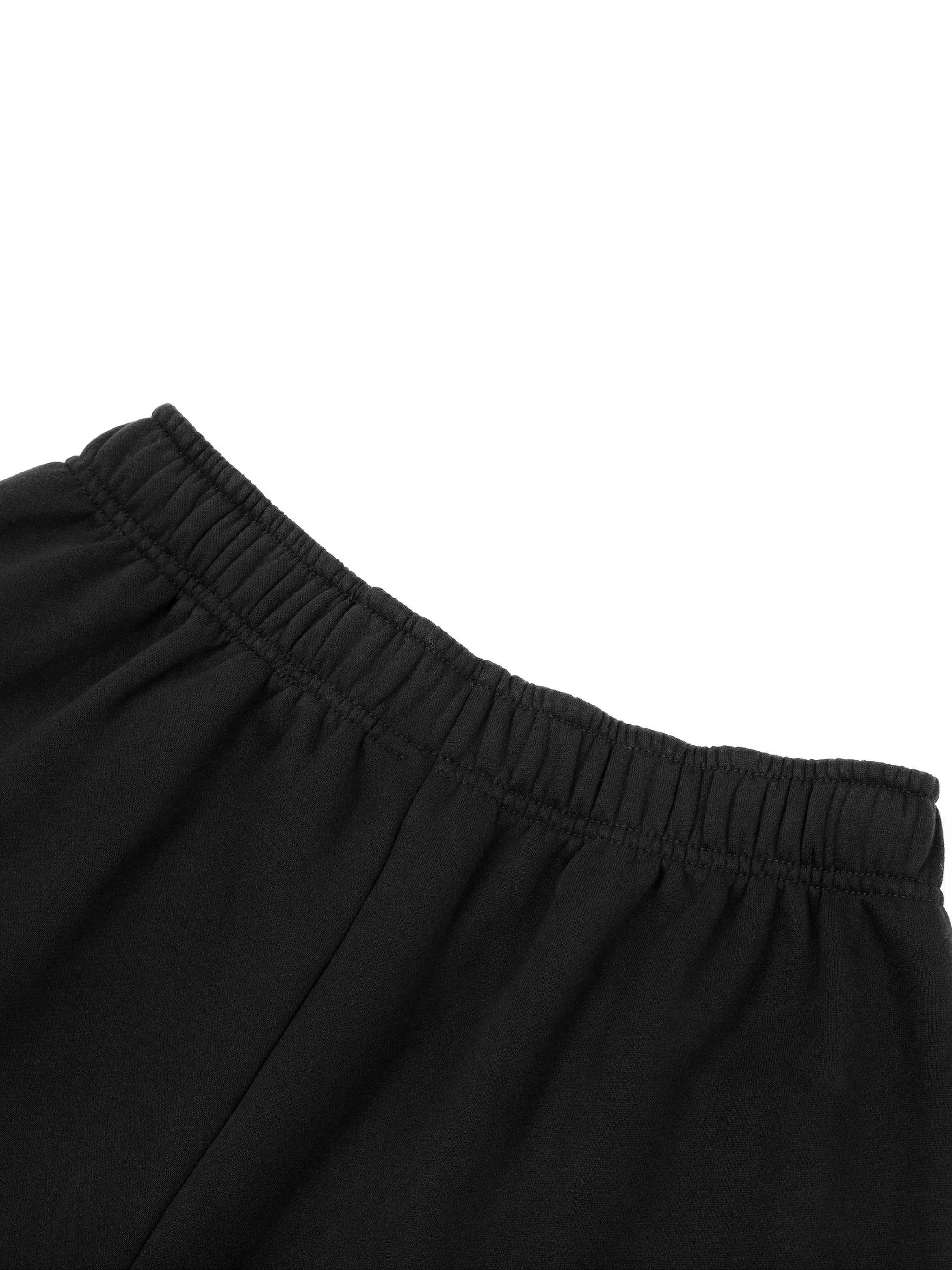 Contrast-Stitched Fleece Sweatpants